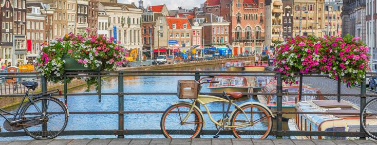 voyage à vélo à Amsterdam