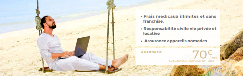 Assurance digital Nomade - Plan Santé Diginomad